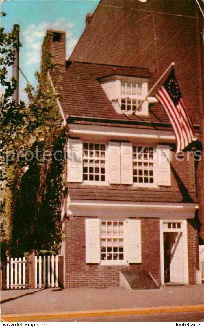 72907118 Philadelphia Pennsylvania Betsy Ross House  Philadelphia Pennsylvania - Andere & Zonder Classificatie