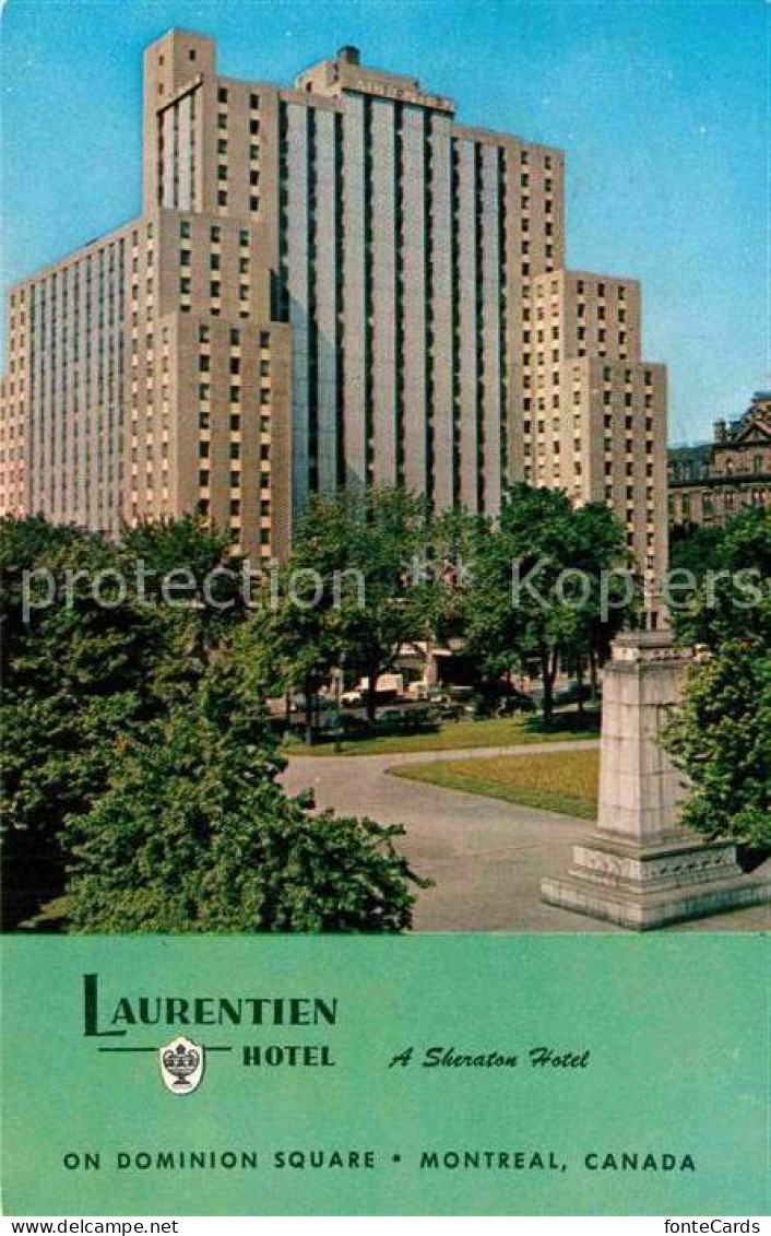 72905604 Montreal Quebec Laurentien Hotel Sheraton Hotel Montreal - Unclassified