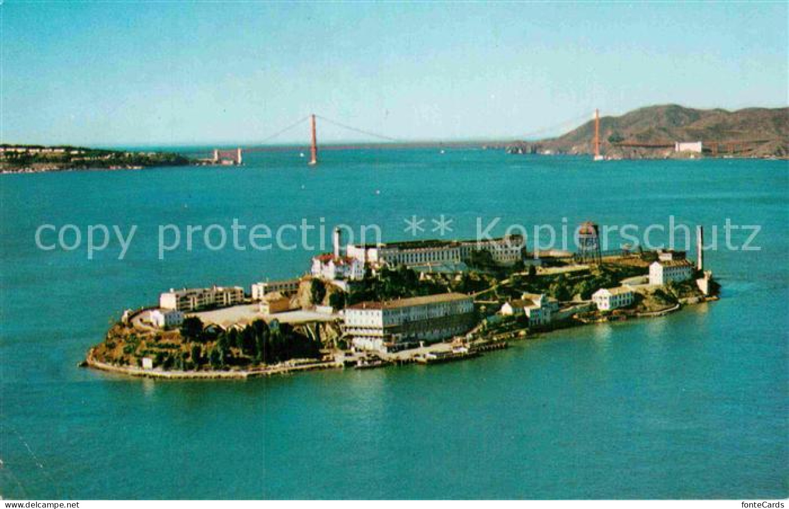 72905588 San_Francisco_California Alcatraz Island Known As The Rock Golden Gate  - Other & Unclassified
