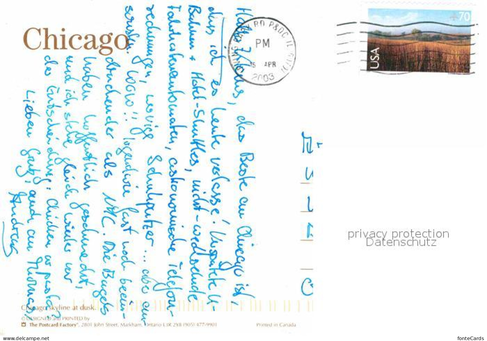 72905545 Chicago_Illinois  - Sonstige & Ohne Zuordnung