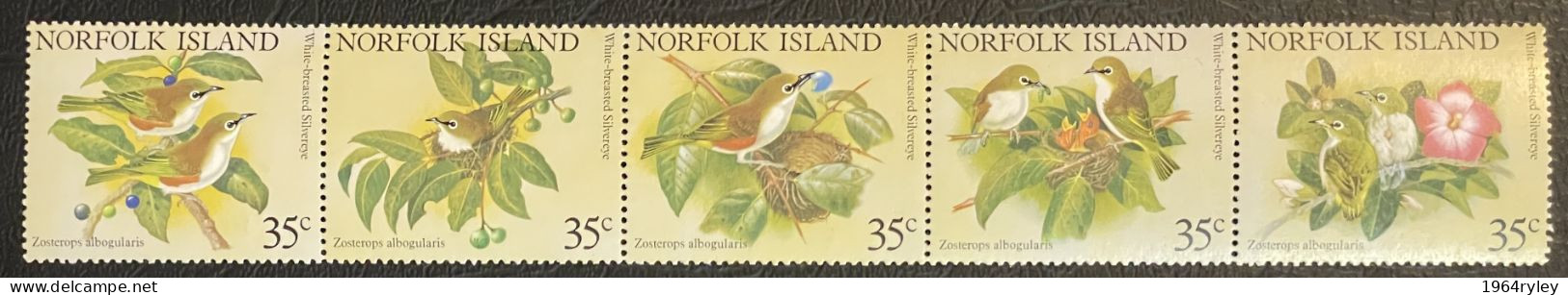 NORFOLK  - MNH** - 1981 - #  271/275  FOLDED - Isla Norfolk