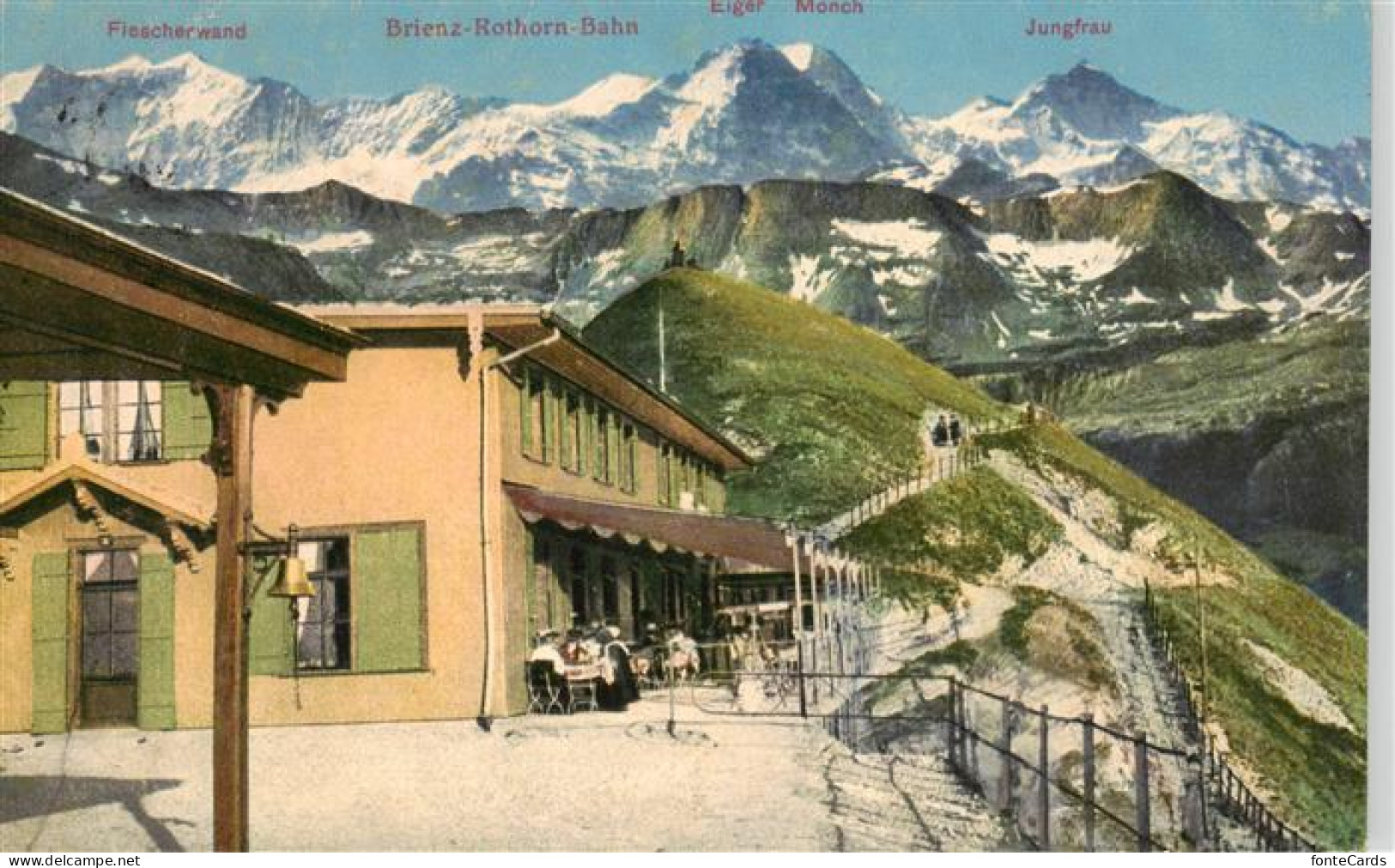 13926580 Brienz_Brienzersee_BE Rothorn Bahn Fischerwand Eiger Moench Jungfrau - Sonstige & Ohne Zuordnung