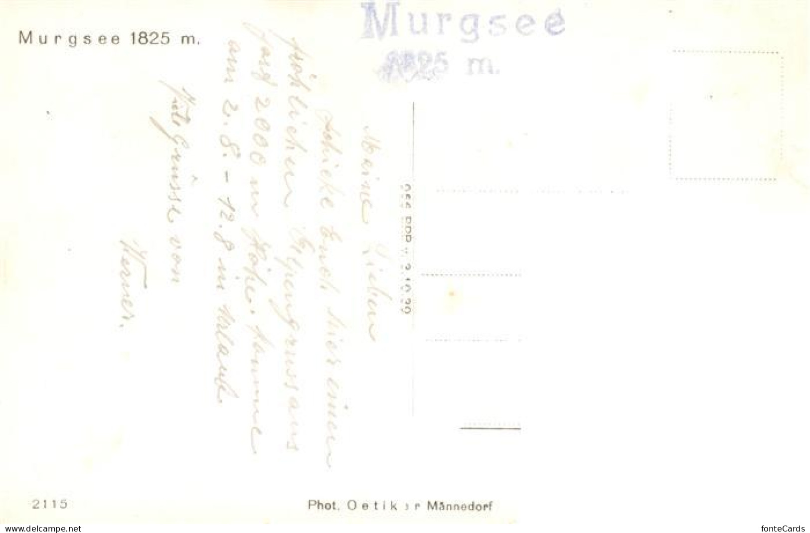 13926537 Muertschenstock_2441m_GL Murgsee Berghuette - Autres & Non Classés