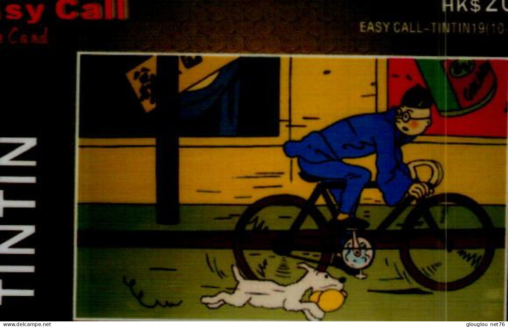 TELECARTE ETRANGERE....TINTIN... - BD