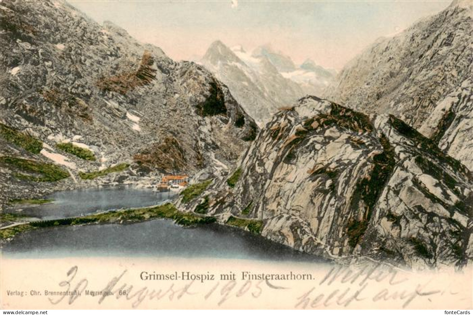 13926478 Grimsel_Hospiz Mit Finsteraarhorn - Sonstige & Ohne Zuordnung