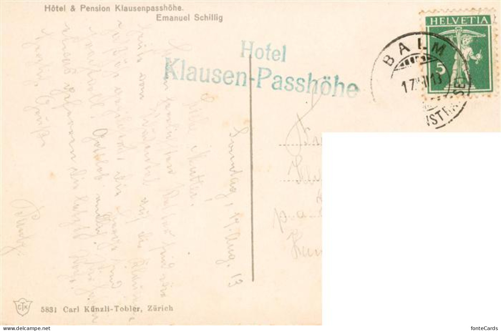 13926474 Klausenpasshoehe Hotel Pension Klausenpasshoehe Panorama - Other & Unclassified