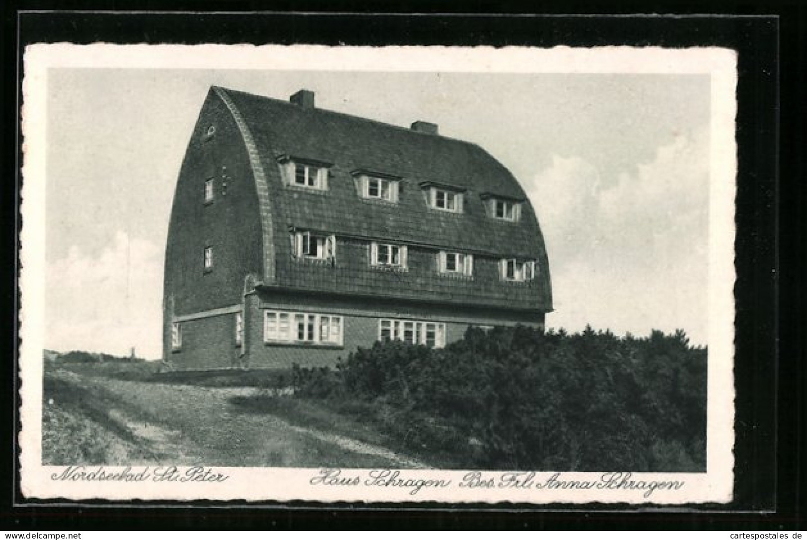 AK St. Peter, Hotel-Haus Schragen Von Anna Schragen  - Other & Unclassified