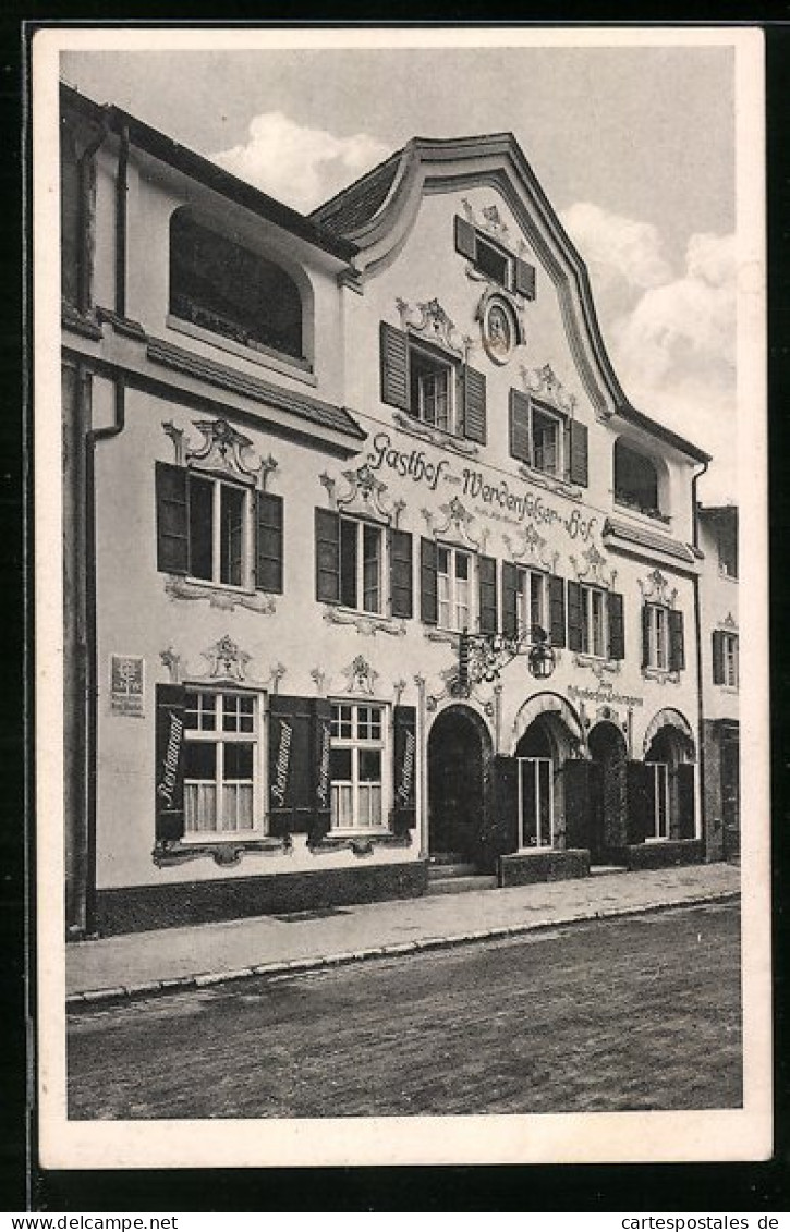 AK Partenkirchen, Hotel-Restaurant Werdenfelser Hof  - Sonstige & Ohne Zuordnung