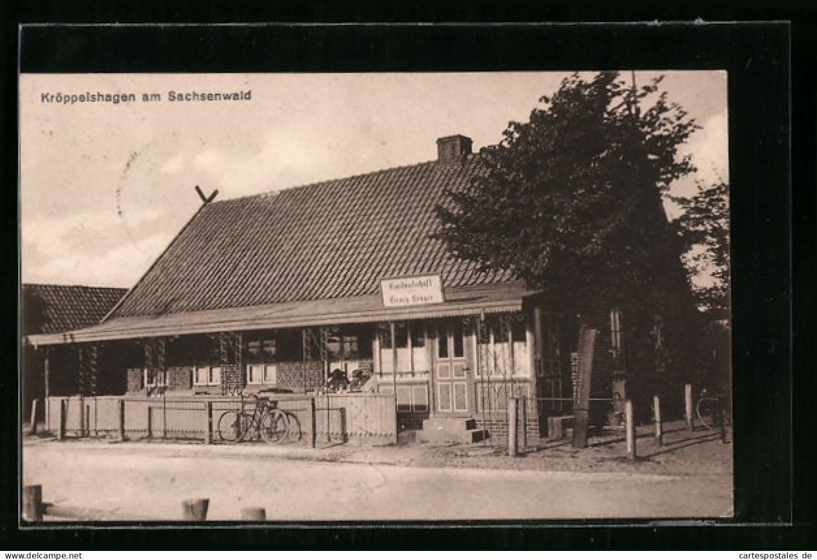 AK Kröppelshagen Am Sachsenwald, Gasthaus Von Georg Krüger  - Autres & Non Classés