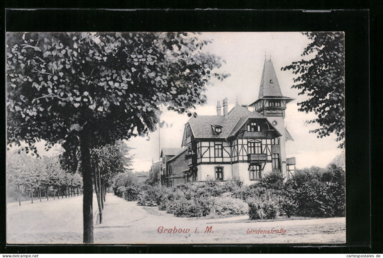 AK Grabow I. M., Villa In Der Lindenstrasse  - Sonstige & Ohne Zuordnung