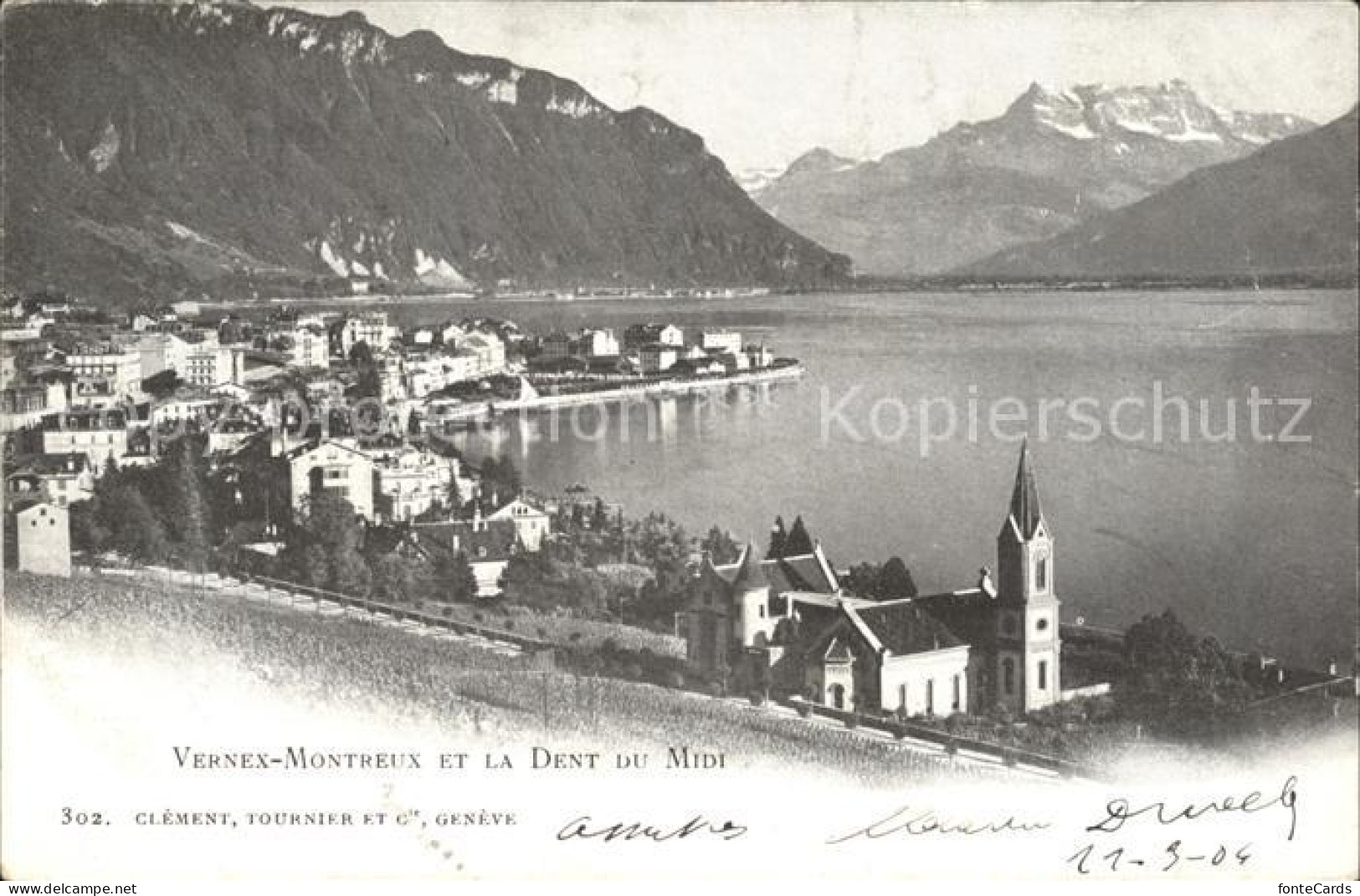 12053466 Montreux VD Vernex Et Dent Du Midi Montreux - Autres & Non Classés