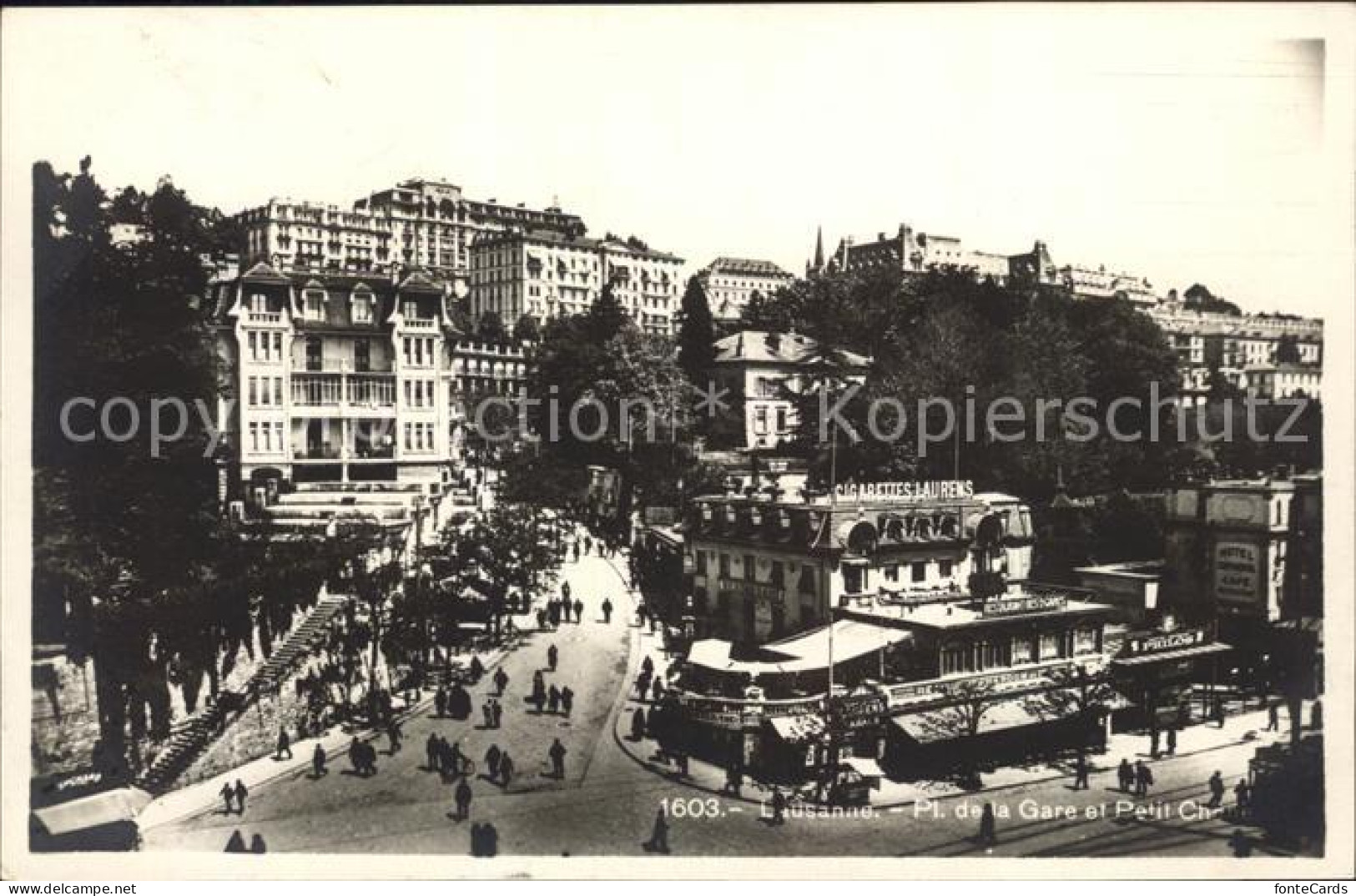 12050636 Lausanne VD Place De La Gare  Lausanne - Autres & Non Classés