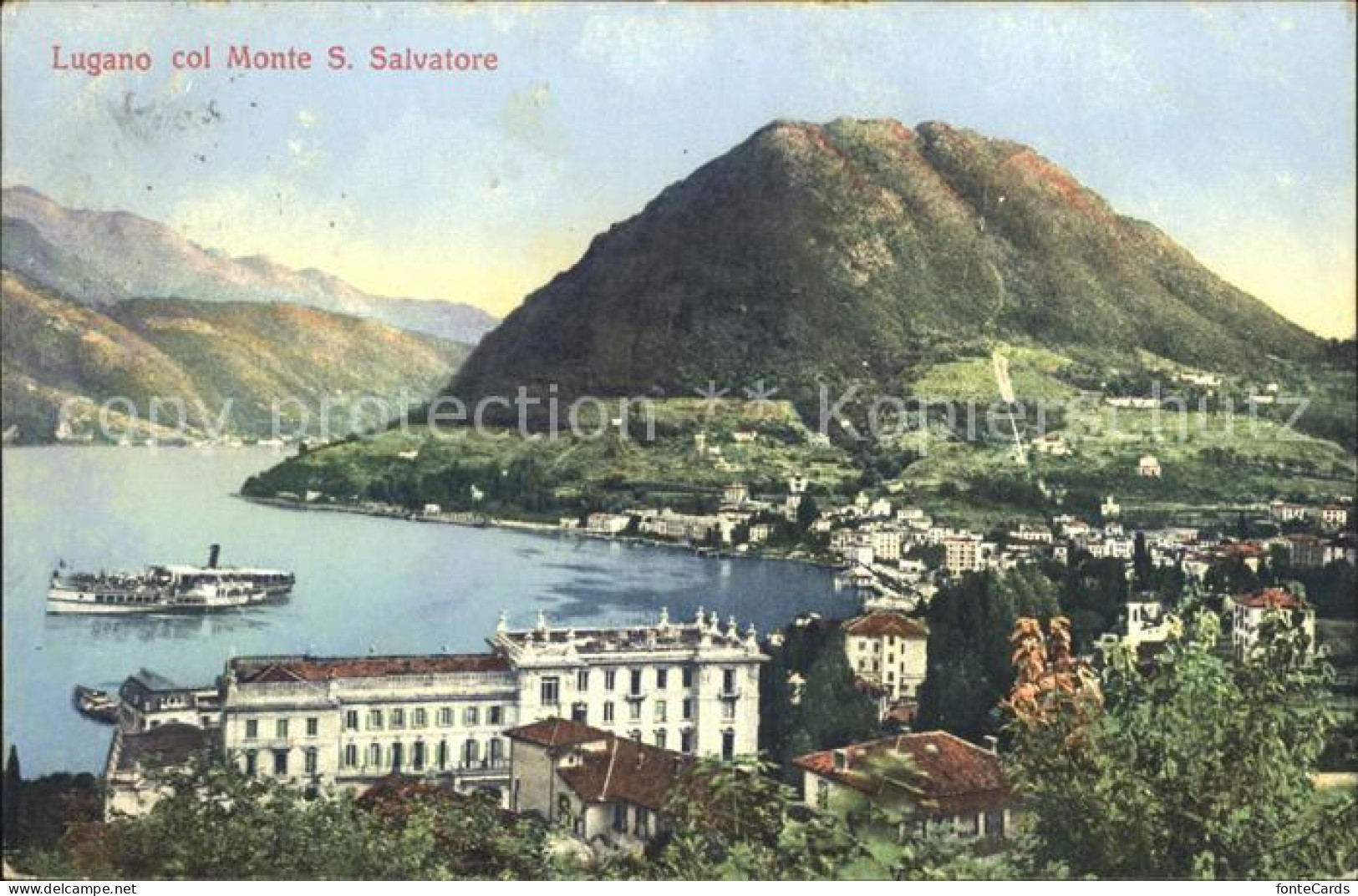 12049906 Lugano TI Col Monte S. Salvatore Lugano - Andere & Zonder Classificatie