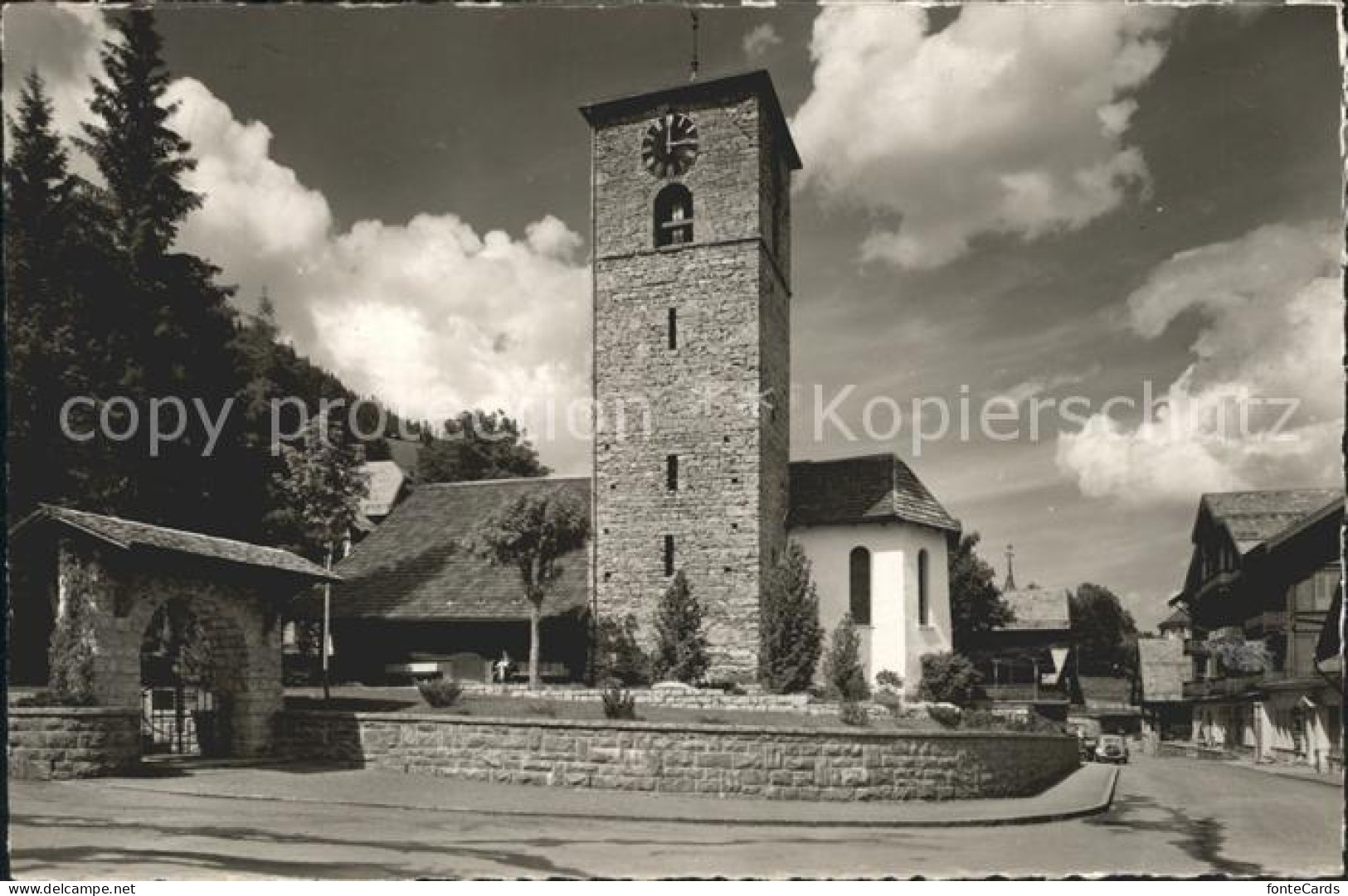 12049866 Adelboden Kirchenpartie Adelboden BE - Autres & Non Classés