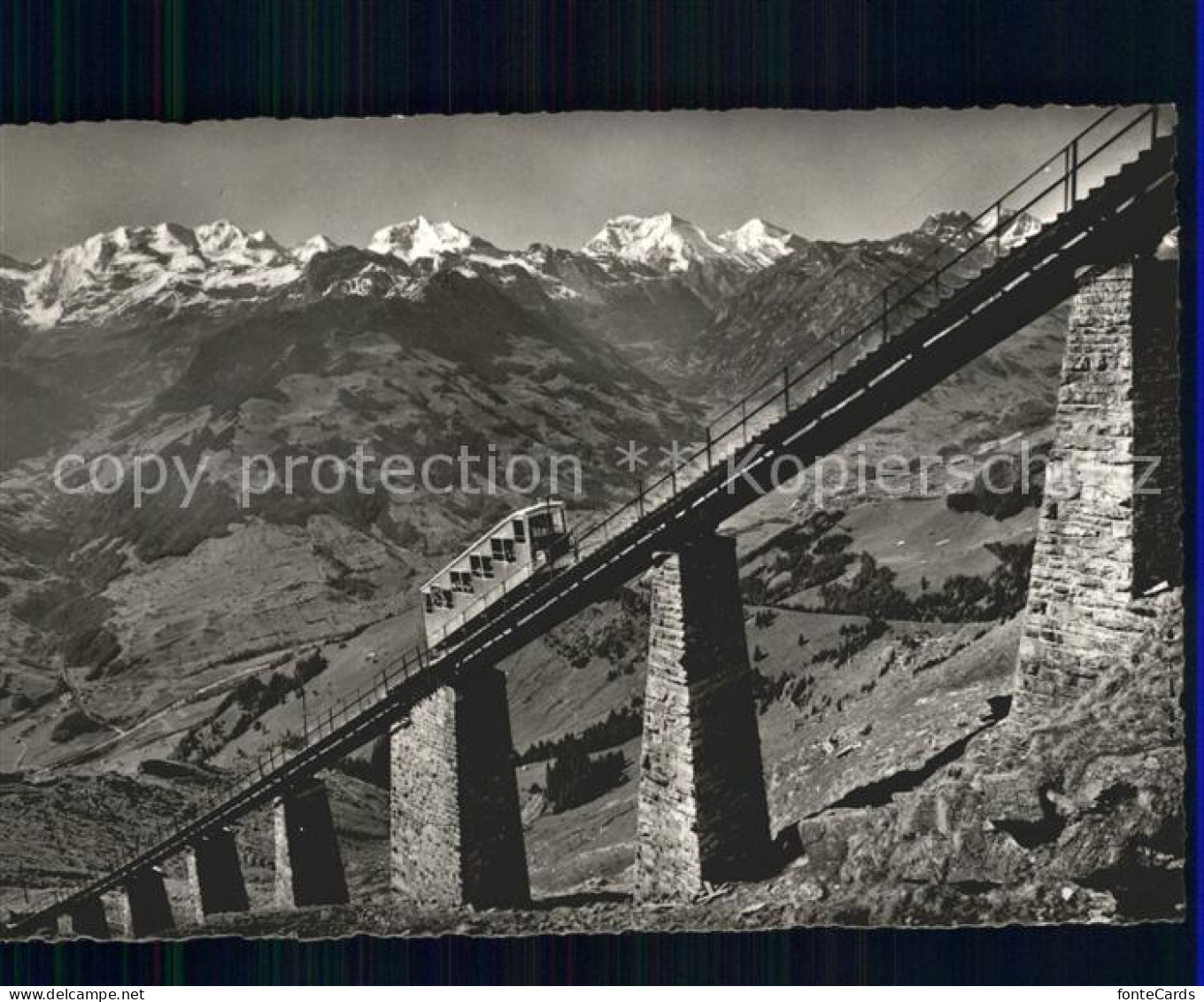 12048626 Niesen Kulm Niesenbahn Kandertal Bluemlisalp Doldenhoerner Niesen - Autres & Non Classés