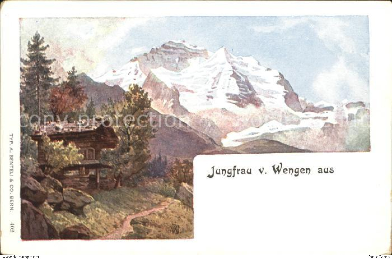 12048466 Jungfrau BE Blick Von Wengen Aus Jungfrau BE - Autres & Non Classés