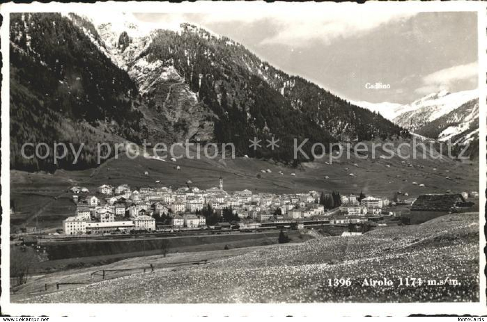 12047646 Airolo Gesamtansicht Mit Alpenpanorama Airolo - Autres & Non Classés