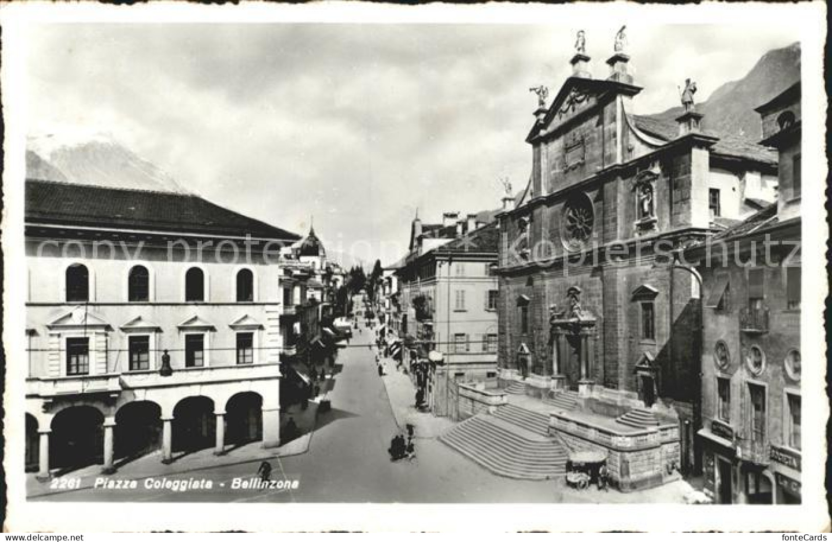 12047636 Bellinzona Piazza Coleggiata Bellinzona - Altri & Non Classificati