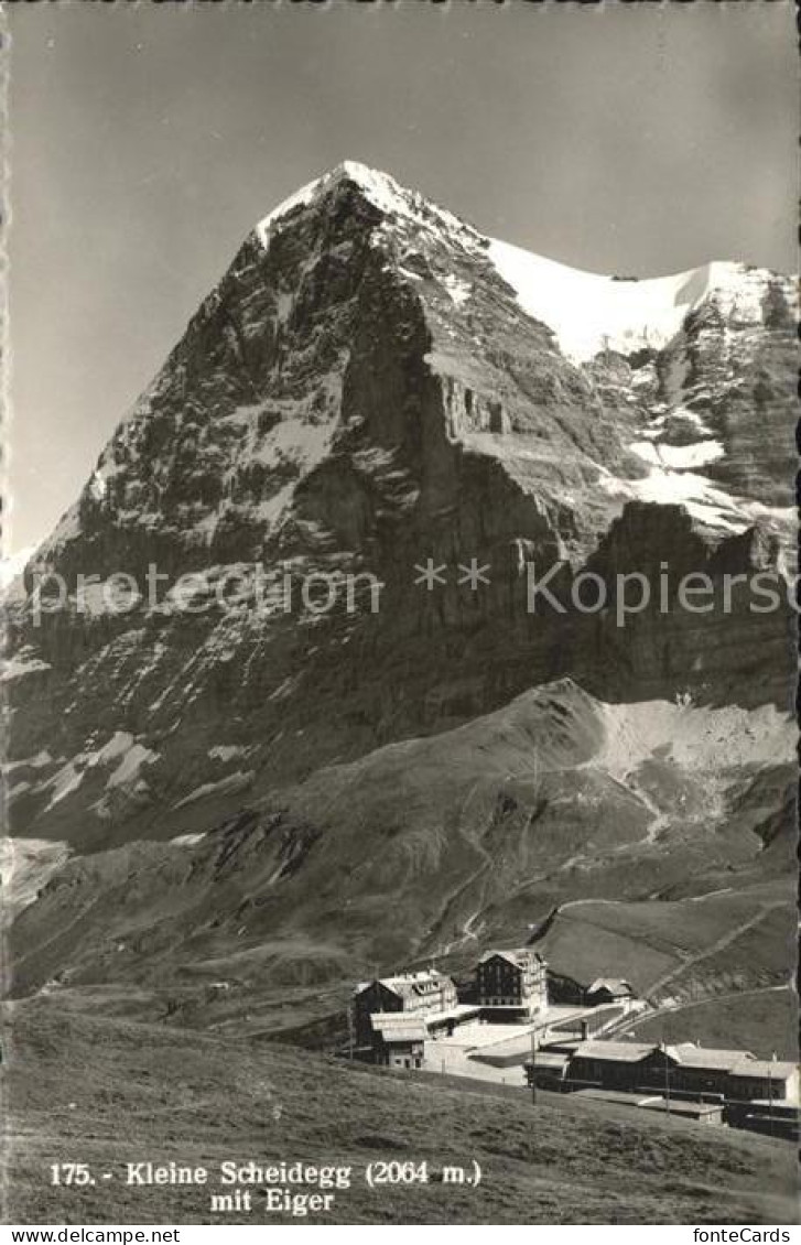 12047146 Kleine Scheidegg Interlaken Mit Eiger Kleine Scheidegg - Autres & Non Classés