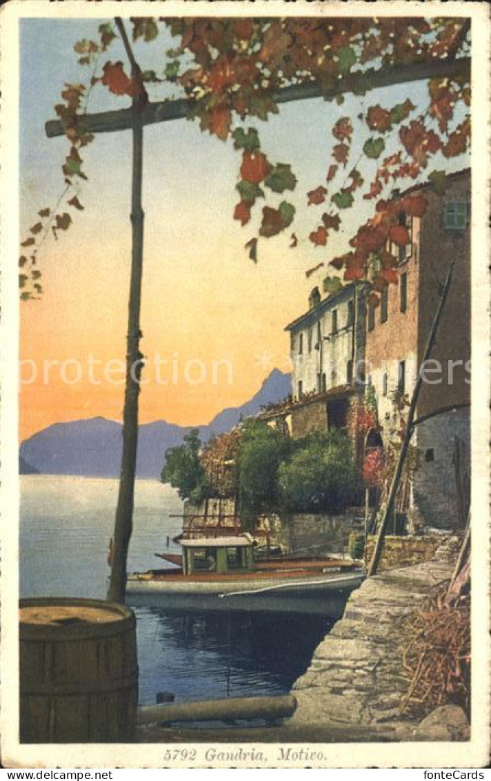 12046066 Gandria Lago Di Lugano Motivo Luganersee Gandria - Other & Unclassified