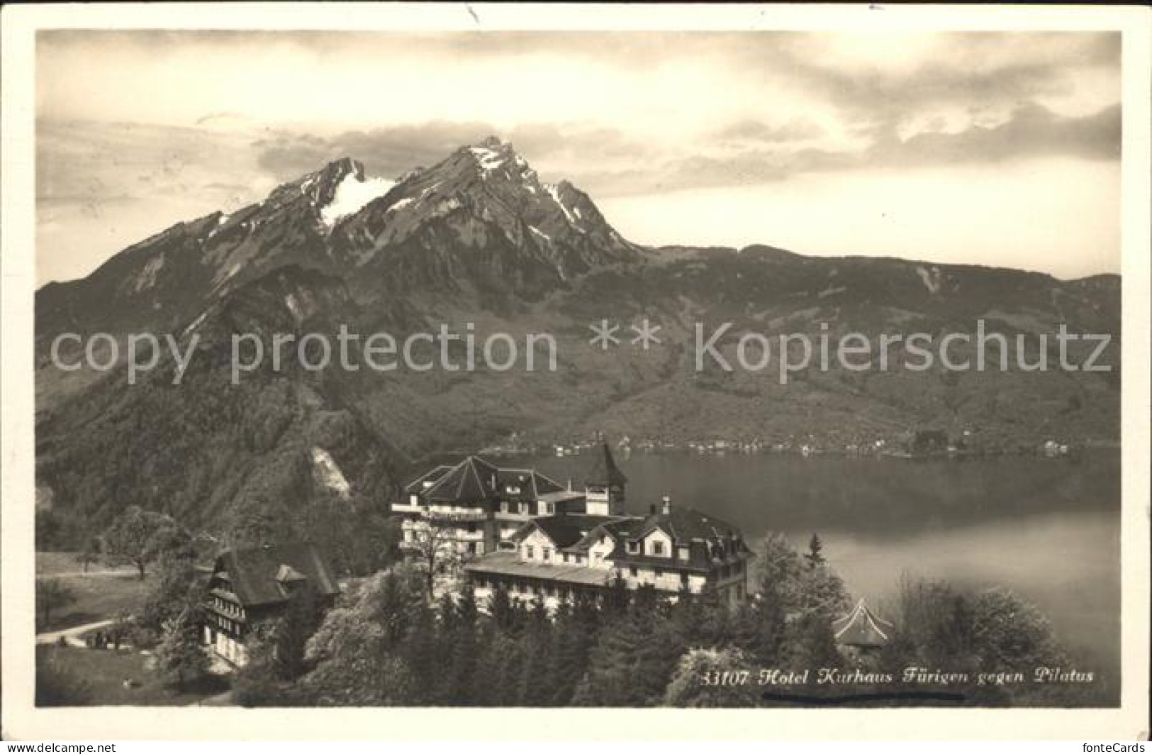 12045876 Stansstad Hotel Kurhaus Fuerigen Gegen Pilatus Vierwaldstaettersee Stan - Other & Unclassified