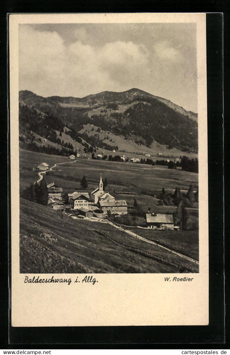 AK Balderschwang I. Allg., Der Ort Aus Der Vogelschau  - Sonstige & Ohne Zuordnung