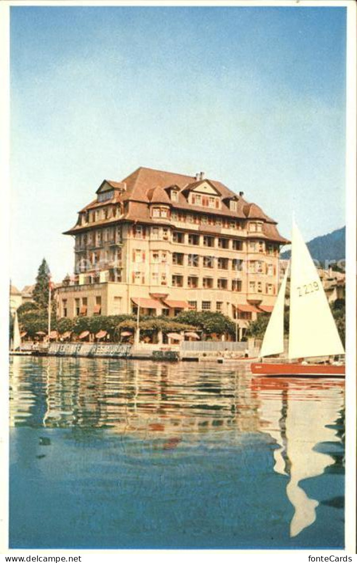 12044186 Hilterfingen Thunersee Hotel Bellevue Au Lac Hilterfingen - Autres & Non Classés