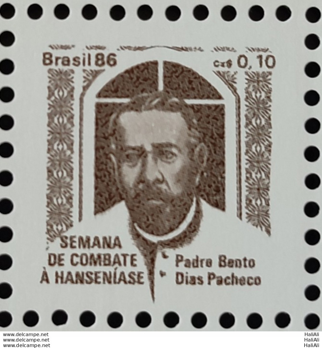 C 1538 Brazil Stamp Combat Against Hansen Hanseniasse Health Father Bento Religion 1986 - Nuevos