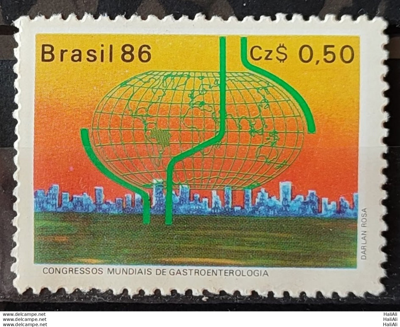 C 1520 Brazil Stamp Congress Of Gastroenterology Health 1986 - Ungebraucht