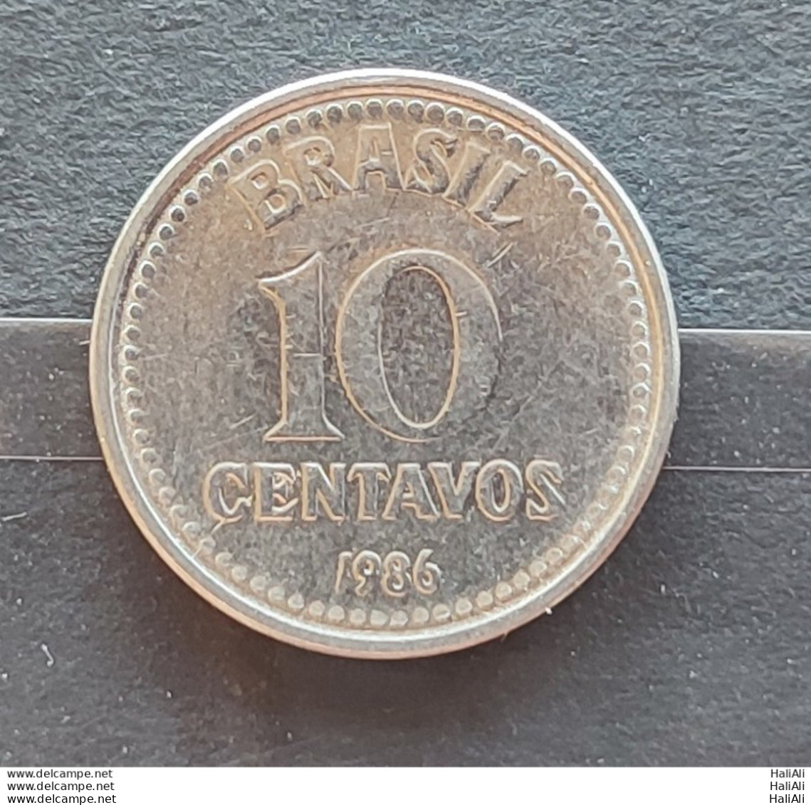 Brazil Coin 1986 10 Centavos Cruzado Sob - Viroflay