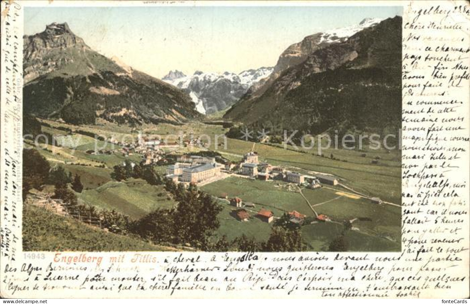 12043546 Engelberg OW Gesamtansicht Mit Titlis Urner Alpen Engelberg - Andere & Zonder Classificatie