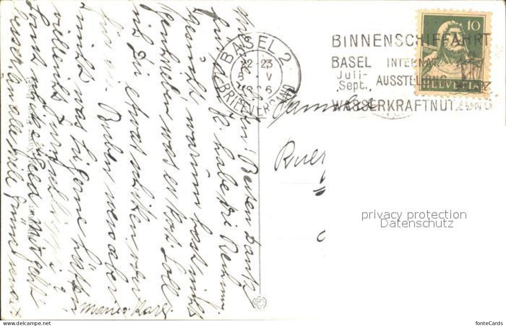 12043506 Basel BS Rheinpartie Mit Muensterfaehre Basel BS - Other & Unclassified
