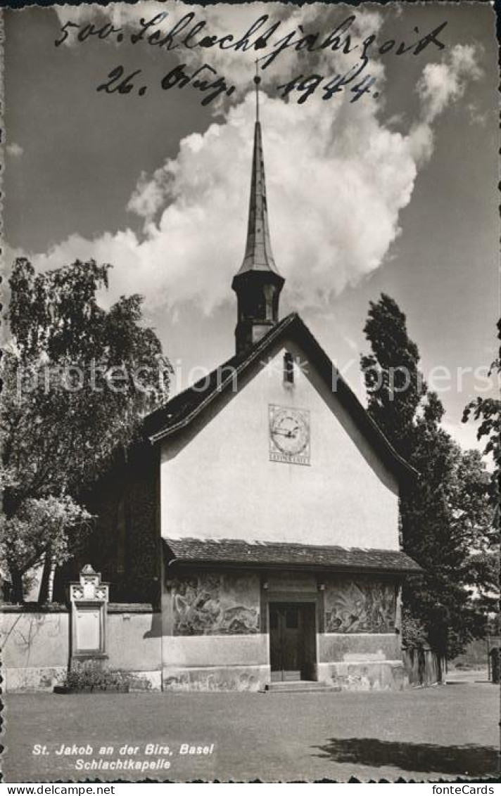 12043466 Basel BS St Jakob An Der Birs Schlachtkapelle Basel BS - Otros & Sin Clasificación