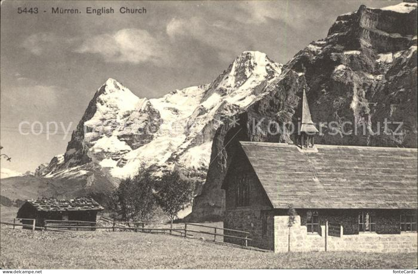 12041646 Muerren BE Englische Kirche Muerren - Other & Unclassified