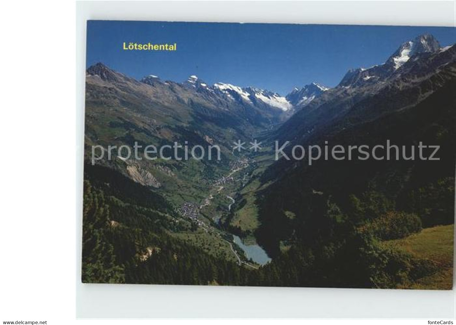 12038466 Loetschental Bietschhorn Loetschenluecke Kippel - Altri & Non Classificati