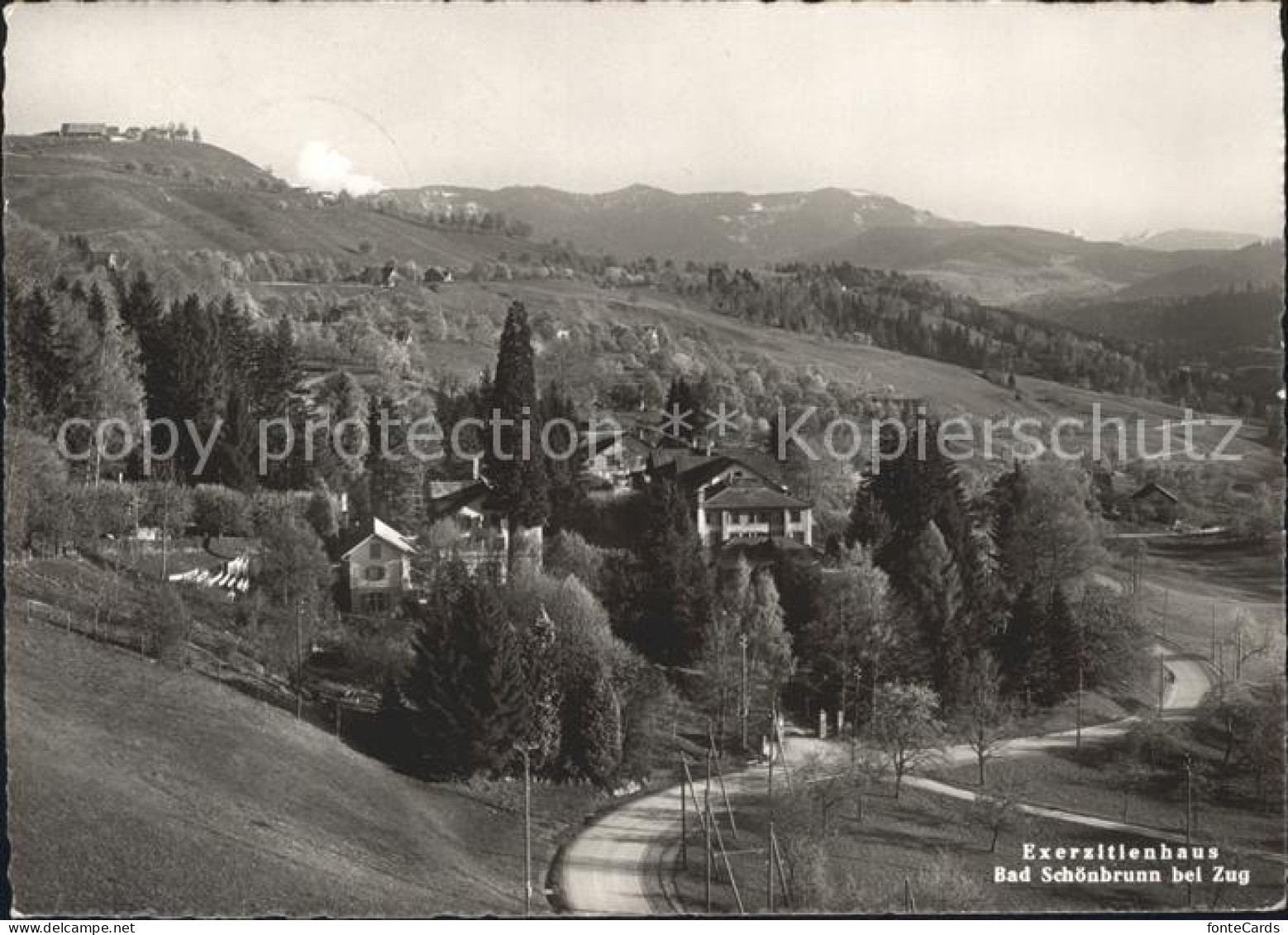 12031756 Bad Schoenbrunn Menzingen ZG Exerzitienhaus Alpenpanorama  - Sonstige & Ohne Zuordnung