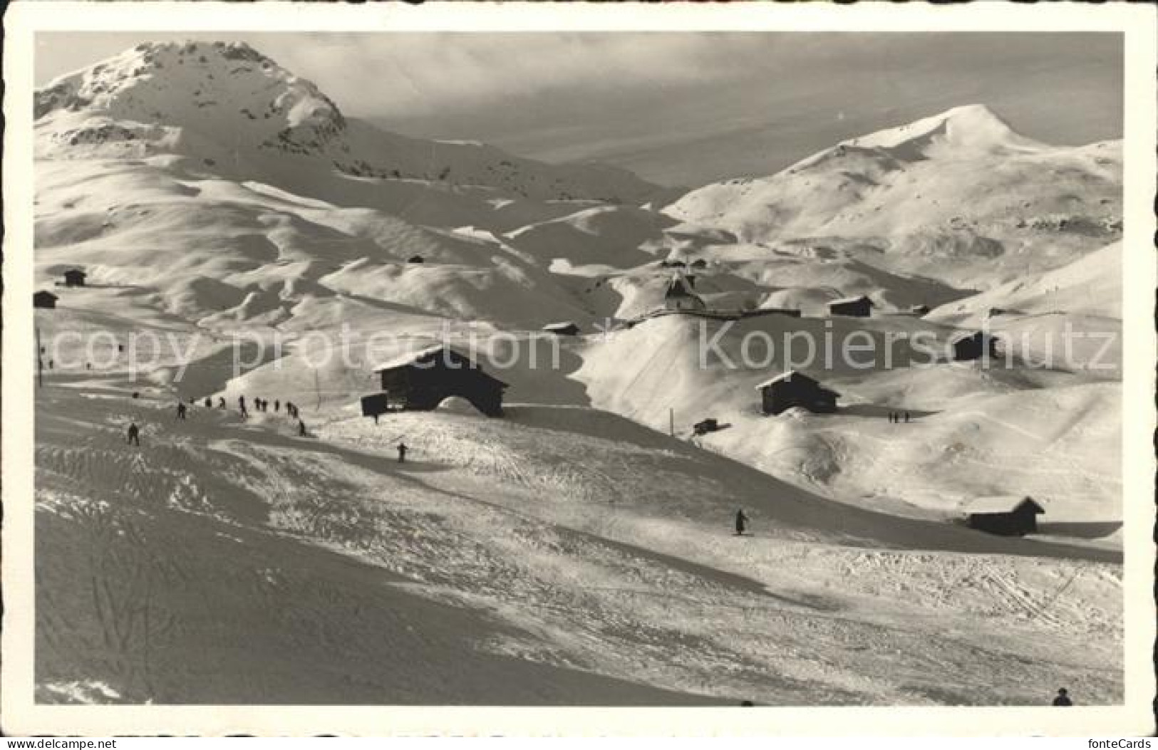 12029506 Arosa GR Weisshorn Bruggerhorn Skigebiet Arosa - Autres & Non Classés