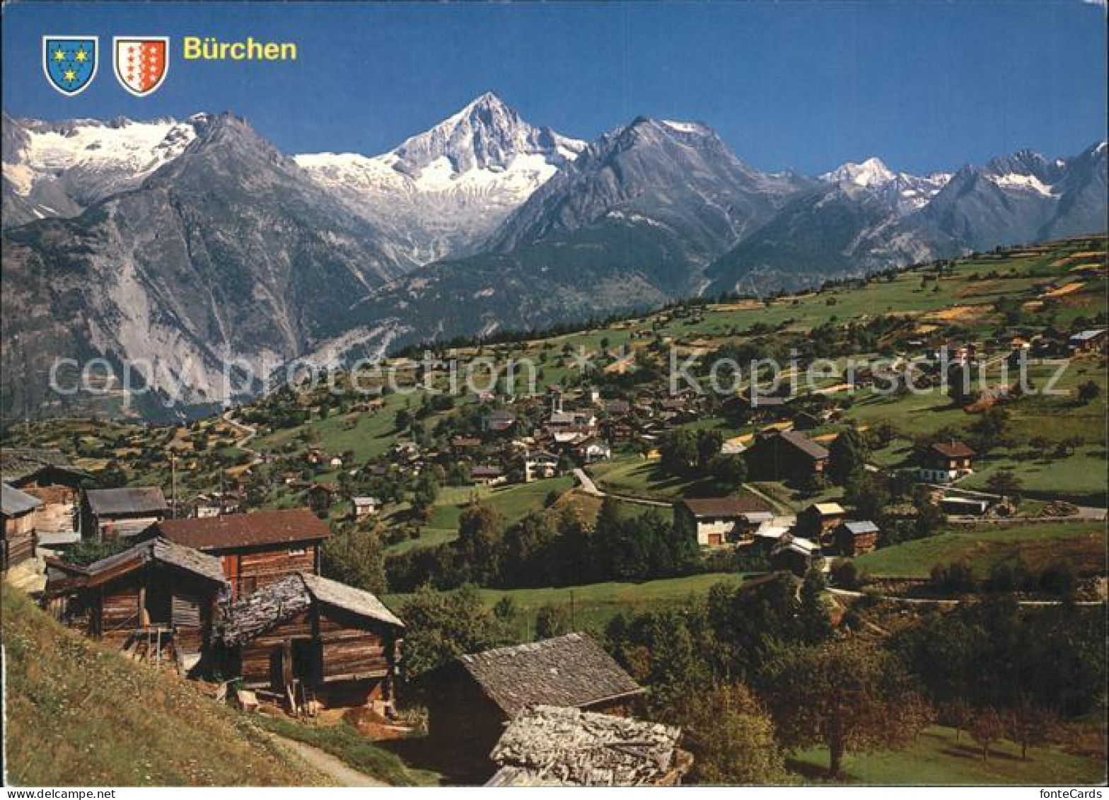 12028776 Buerchen Bietschhorn Nesthorn Buerchen - Altri & Non Classificati