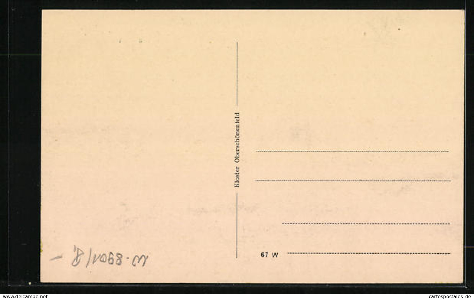 AK Oberschönenfeld, Kloster Von Westen Aus Gesehen  - Otros & Sin Clasificación