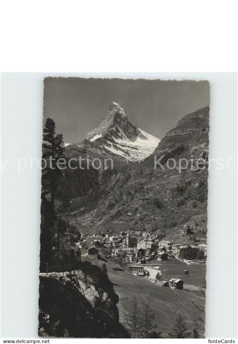 12025086 Zermatt VS Neue Promenade Wanderweg Matterhorn Mont Cervin Walliser Alp - Altri & Non Classificati