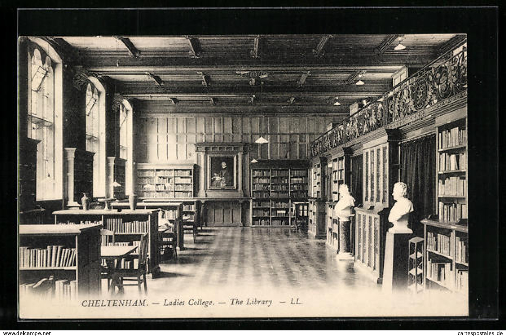 Pc Cheltenham, Ladies College, The Library  - Cheltenham