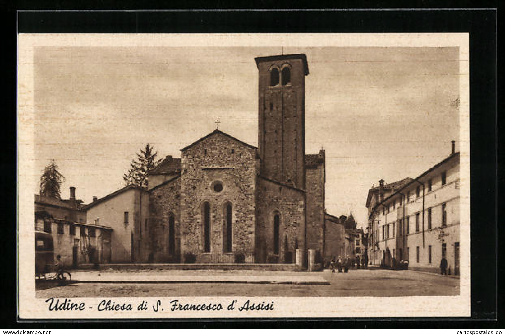 Cartolina Udine, Chiesa Di S. Francesco D'Assisi  - Udine