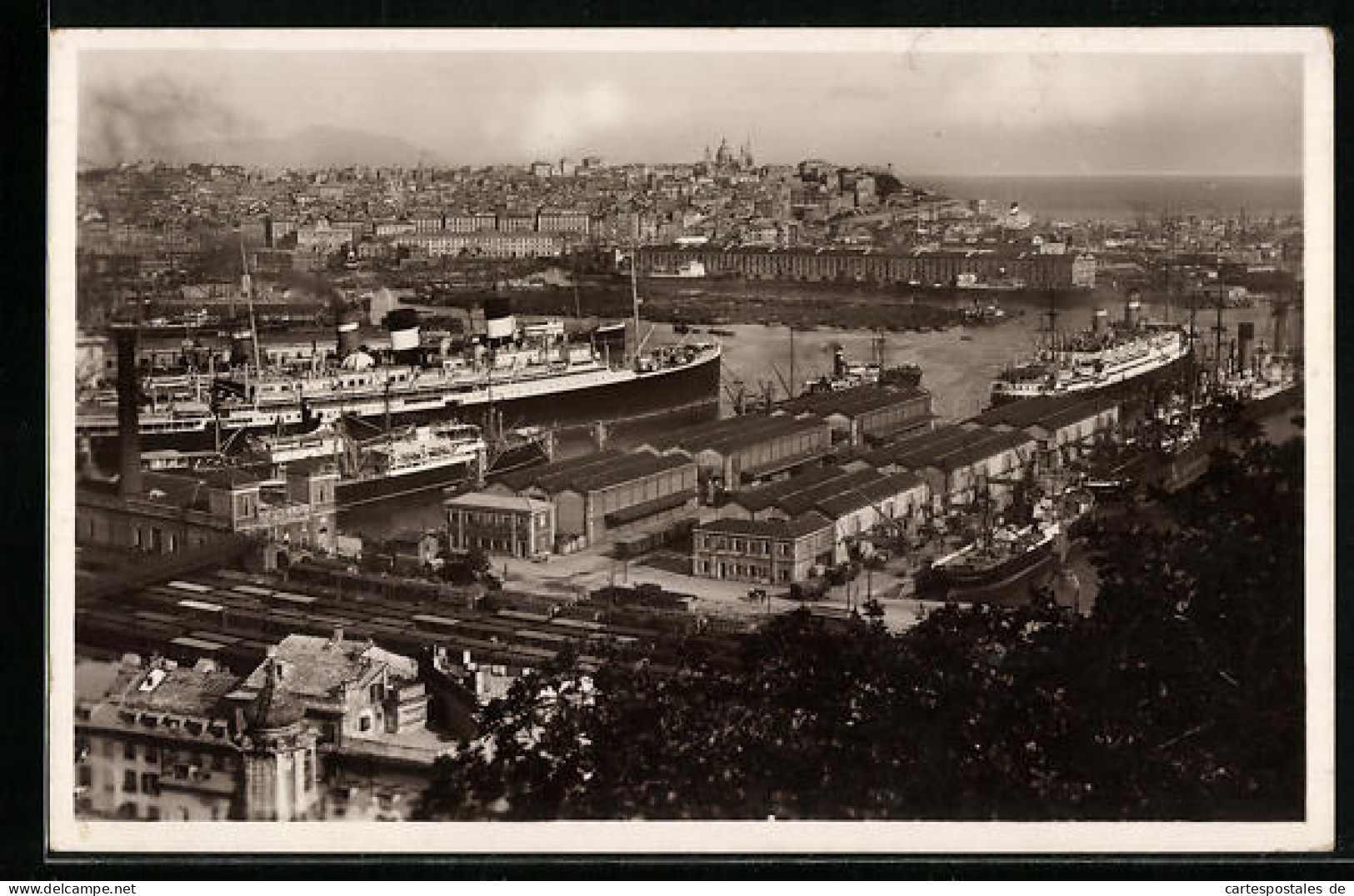 Cartolina Genova, Panorama Da Villa Rosazzi  - Genova (Genua)