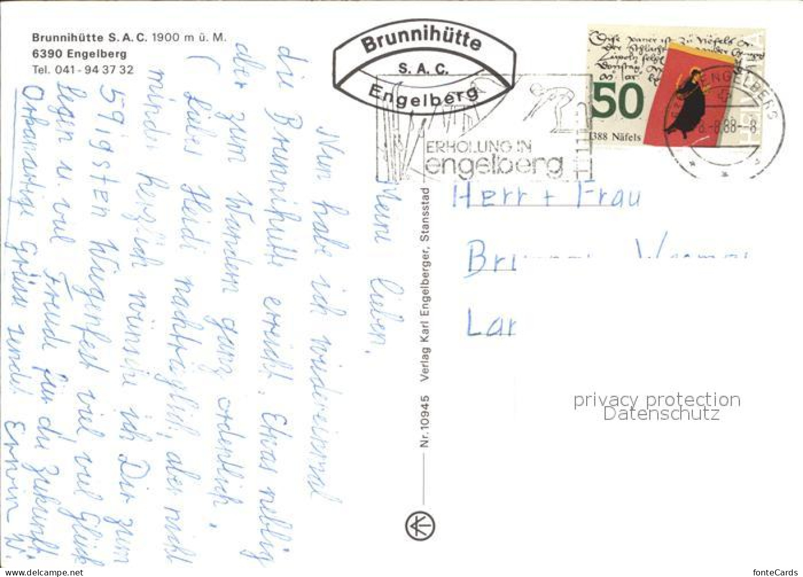 12023766 Engelberg OW Brunnihuette S.A.C. Engelberg - Other & Unclassified