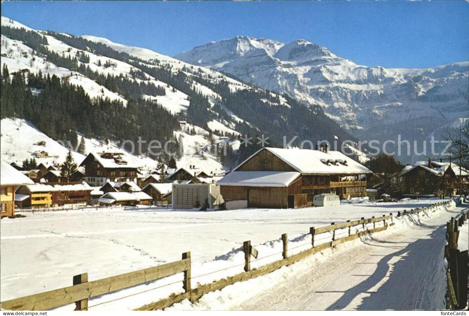 12023606 Lenk Simmental Winteransicht Mit Wildstrubel Berner Alpen Lenk Im Simme - Other & Unclassified