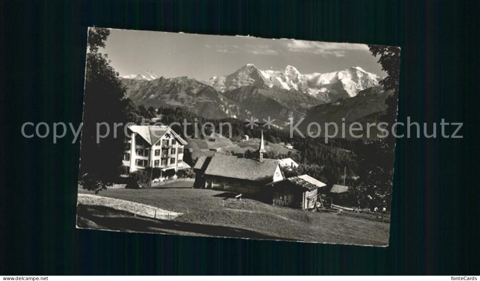 12022776 Beatenberg Kurheim Silberhorn Eiger Moench Jungfrau Berner Alpen Beaten - Other & Unclassified