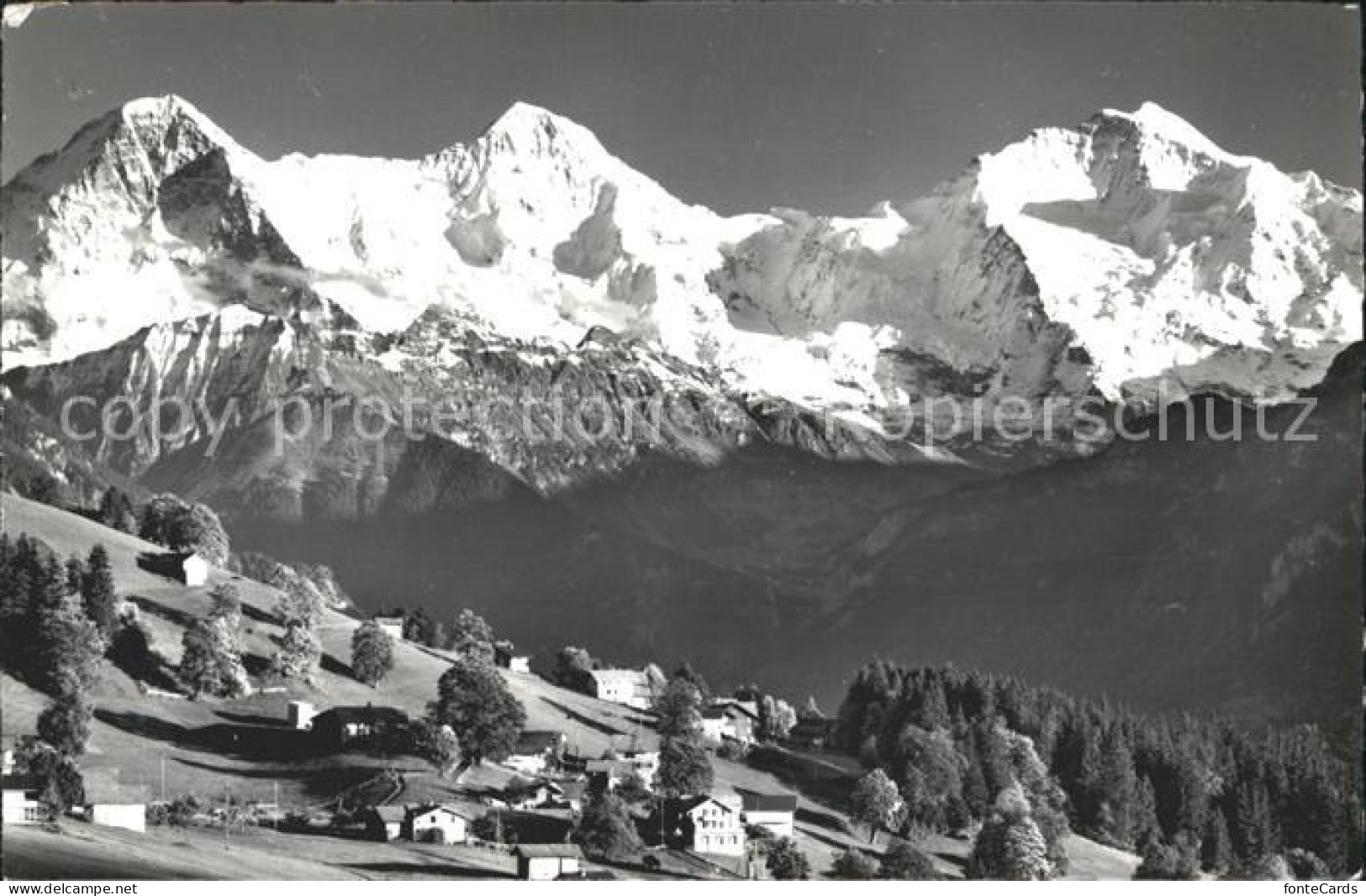 12022766 Beatenberg Panorama Eiger Moench Jungfrau Berner Alpen Beatenberg - Other & Unclassified