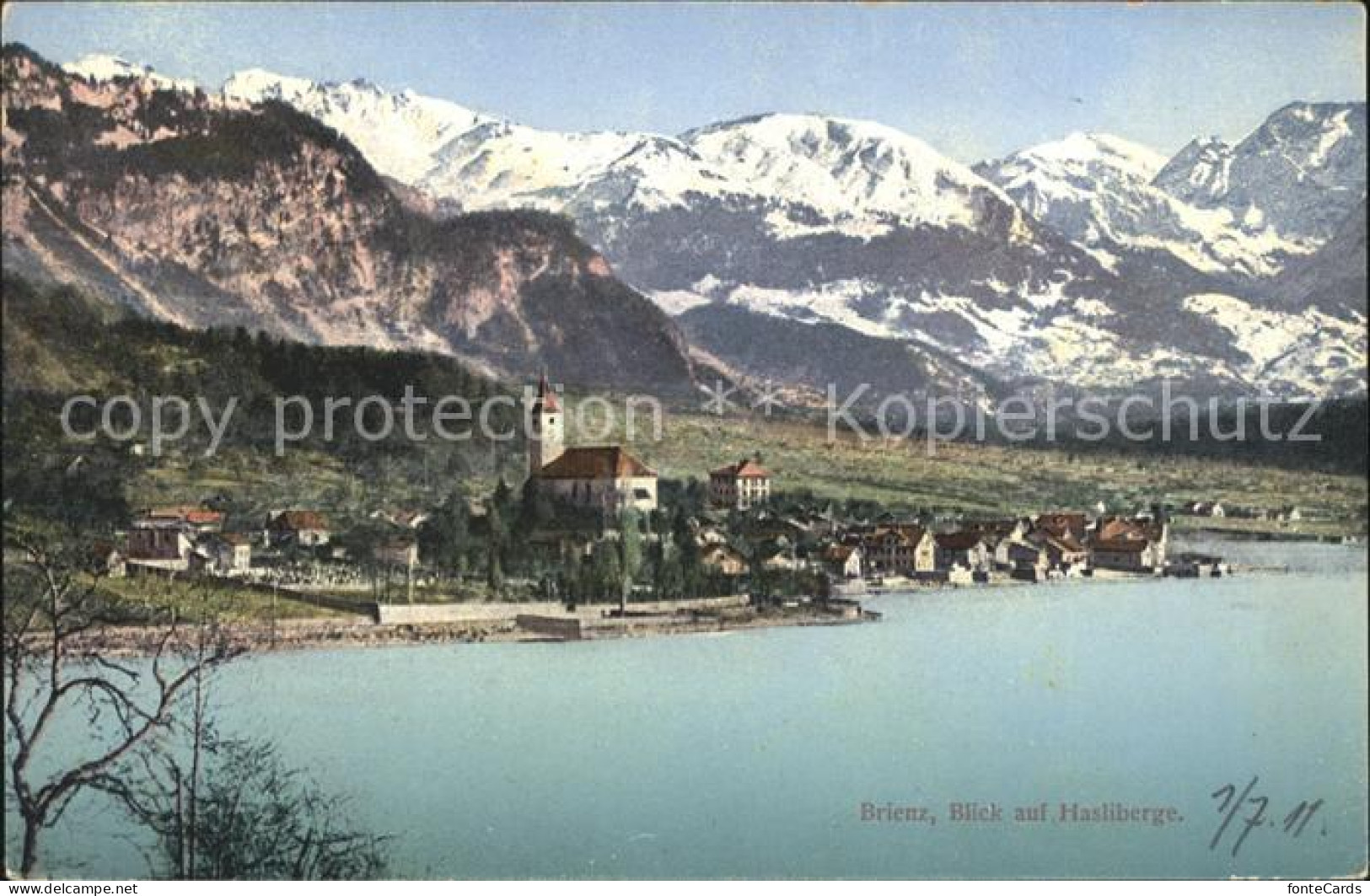 12022736 Brienz BE Brienzersee Blick Auf Hasliberge Brienz BE - Andere & Zonder Classificatie