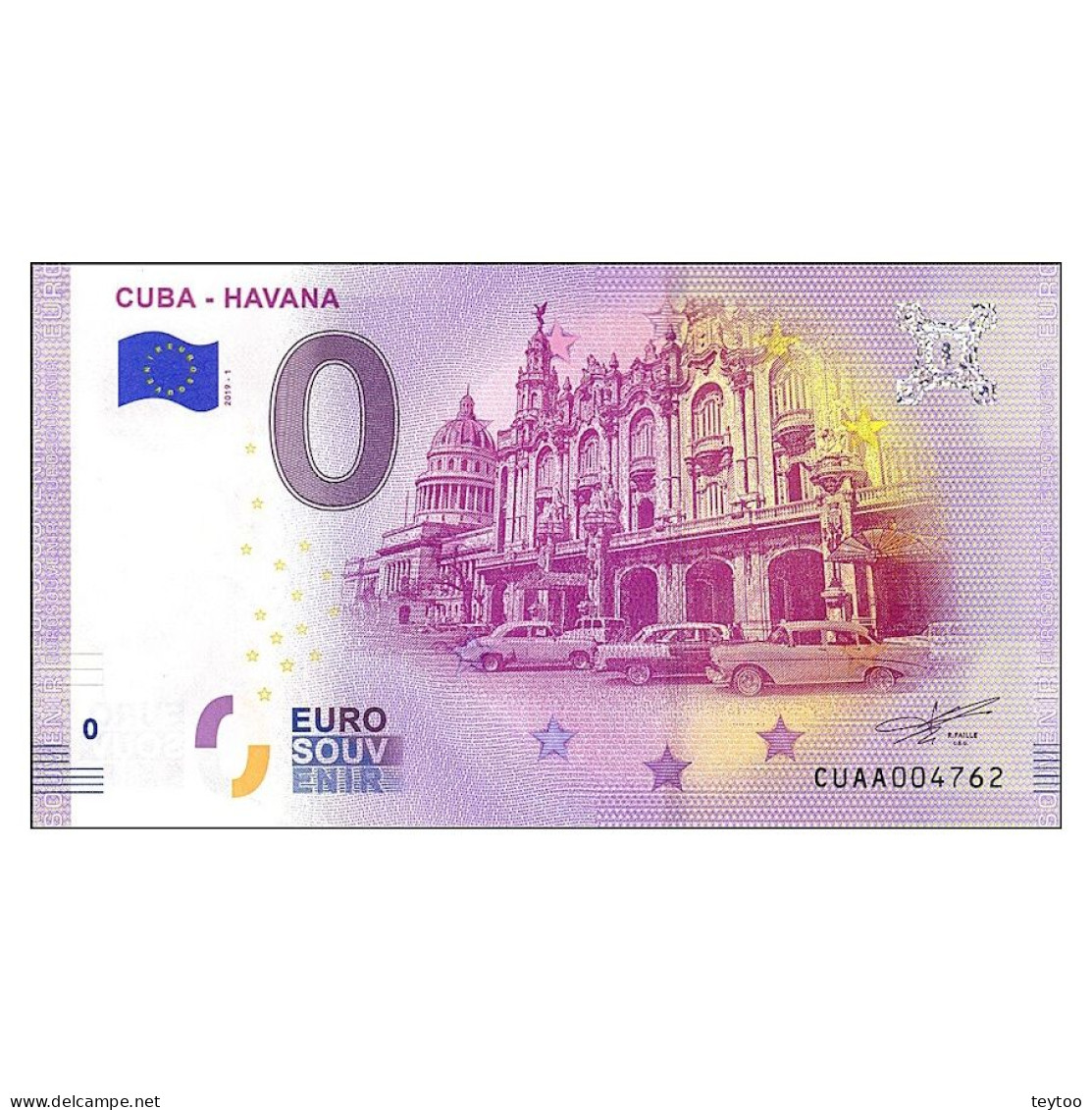 C2653# 0€. Cuba . La Habana (SC) - Fictifs & Spécimens