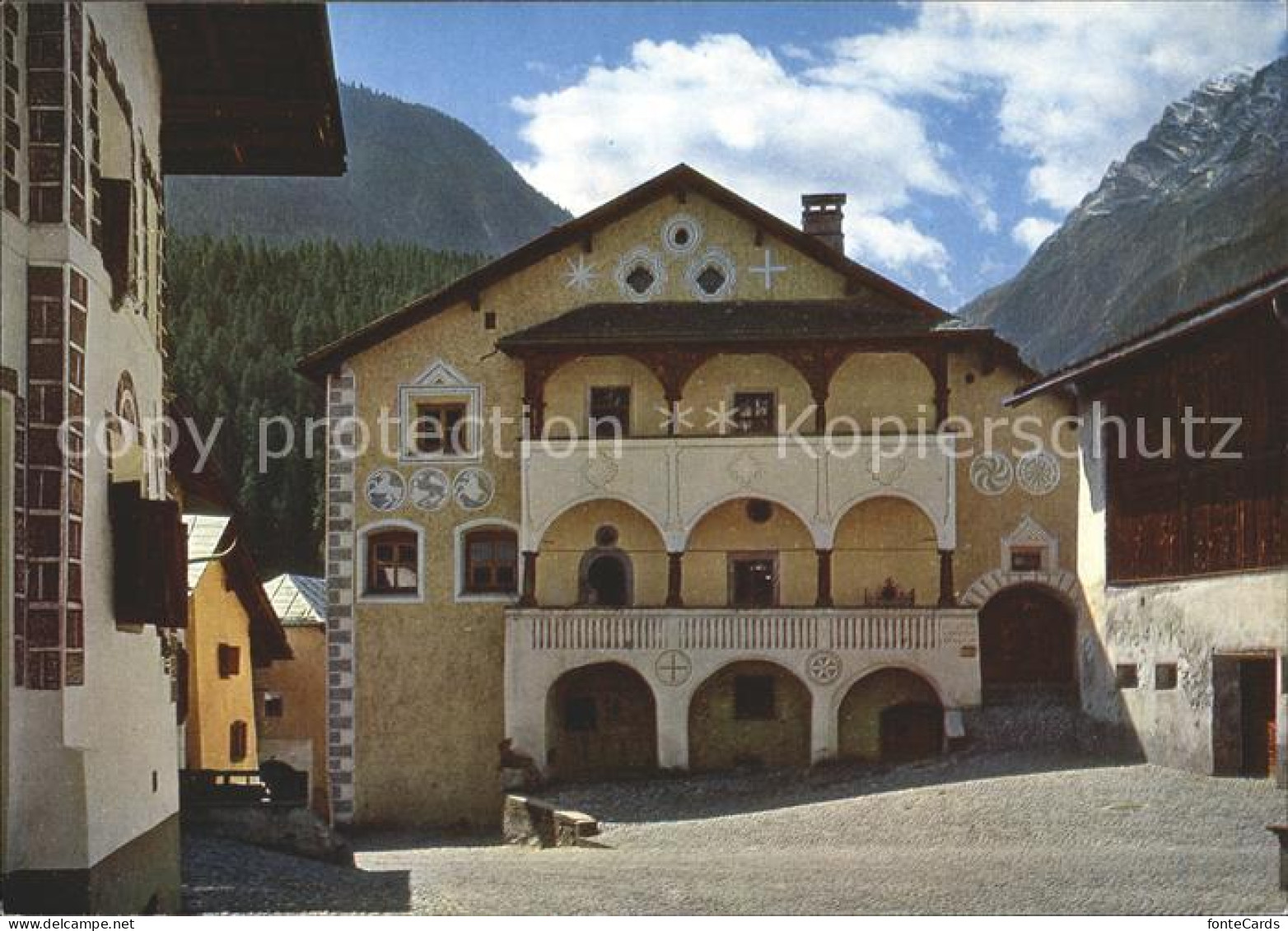 12020196 Bad Scuol Unterengadiner Heimatmuseum  Scuol - Andere & Zonder Classificatie